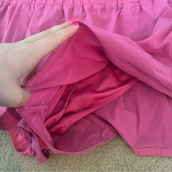 Women's Pink Athletic Shorts - Picture 5 of 7